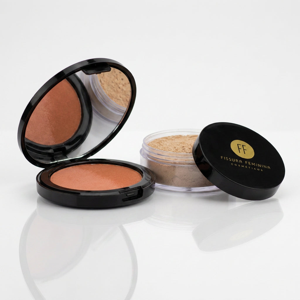 Combo Pó Light Rose + Duo Blush 52