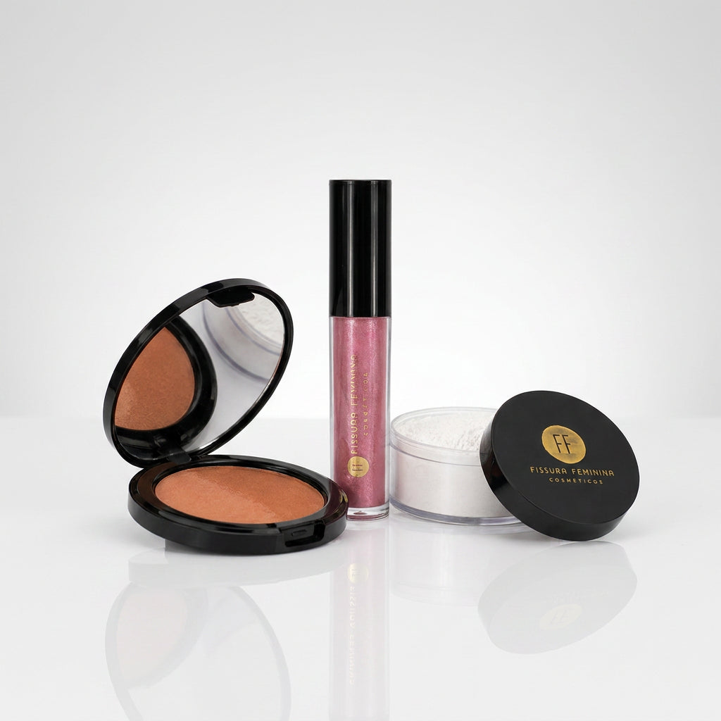 Combo Pó Translucent + Duo Blush 51 + Taína