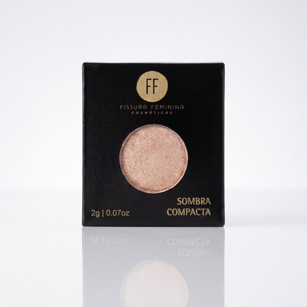 Sombra Compacta 13 Shimmer com Prata Cintilante
