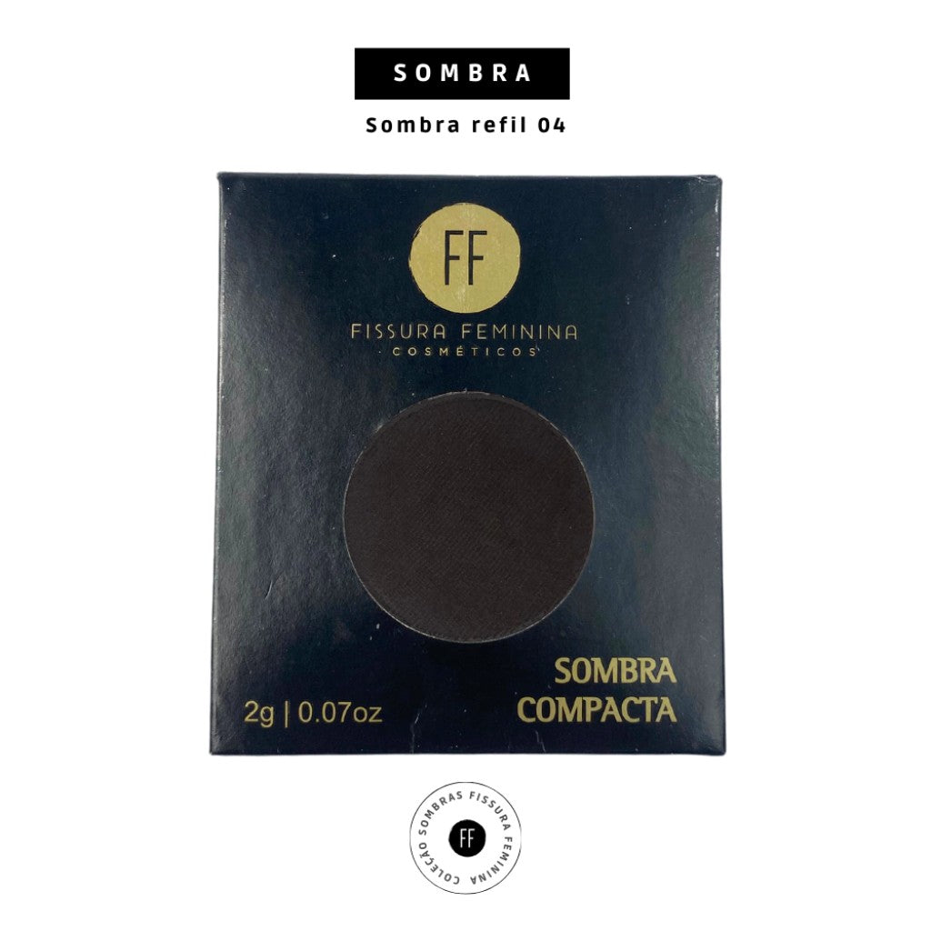 Sombra Compacta 04 Marrom Escuro