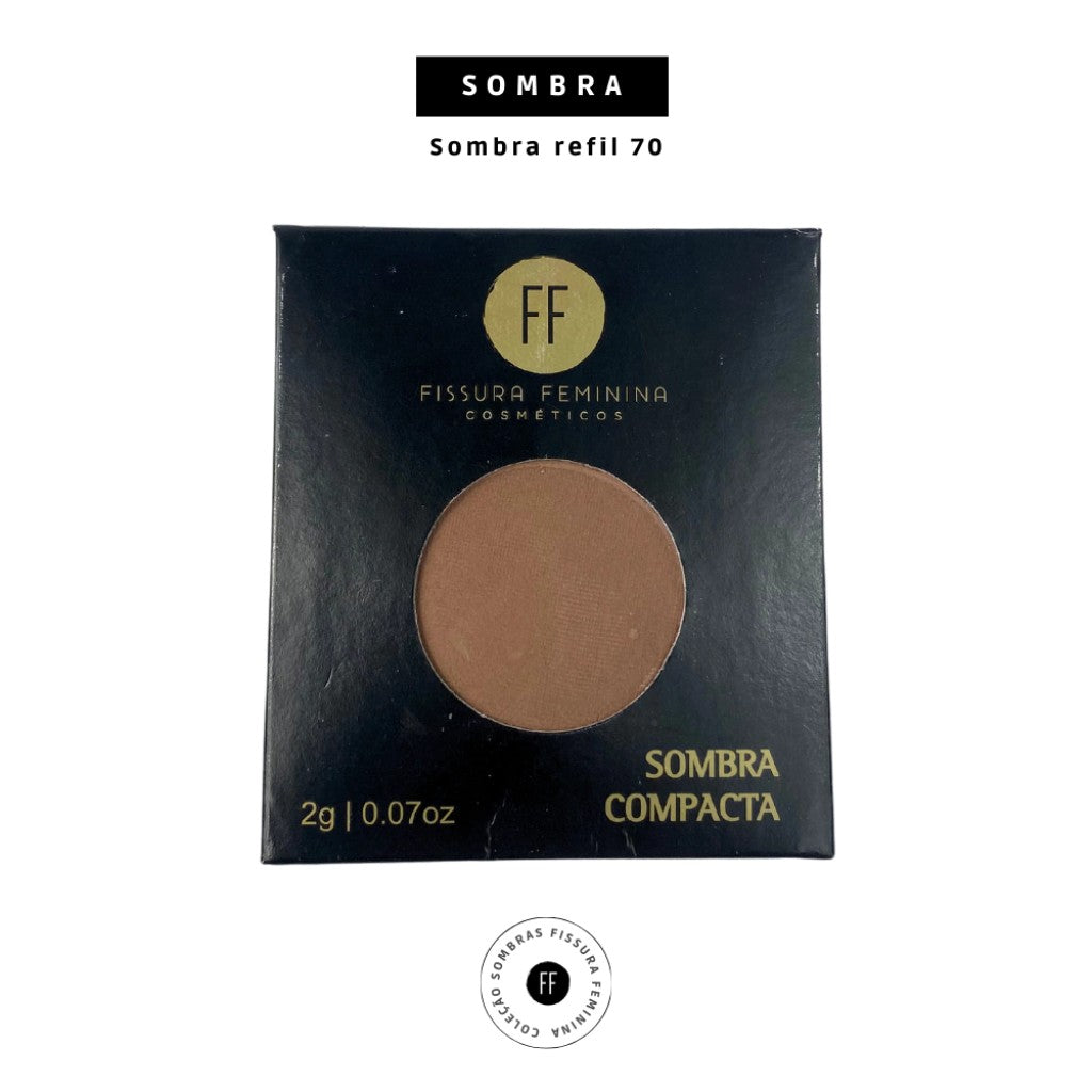 Sombra Compacta 70 Marrom Médio Opaco