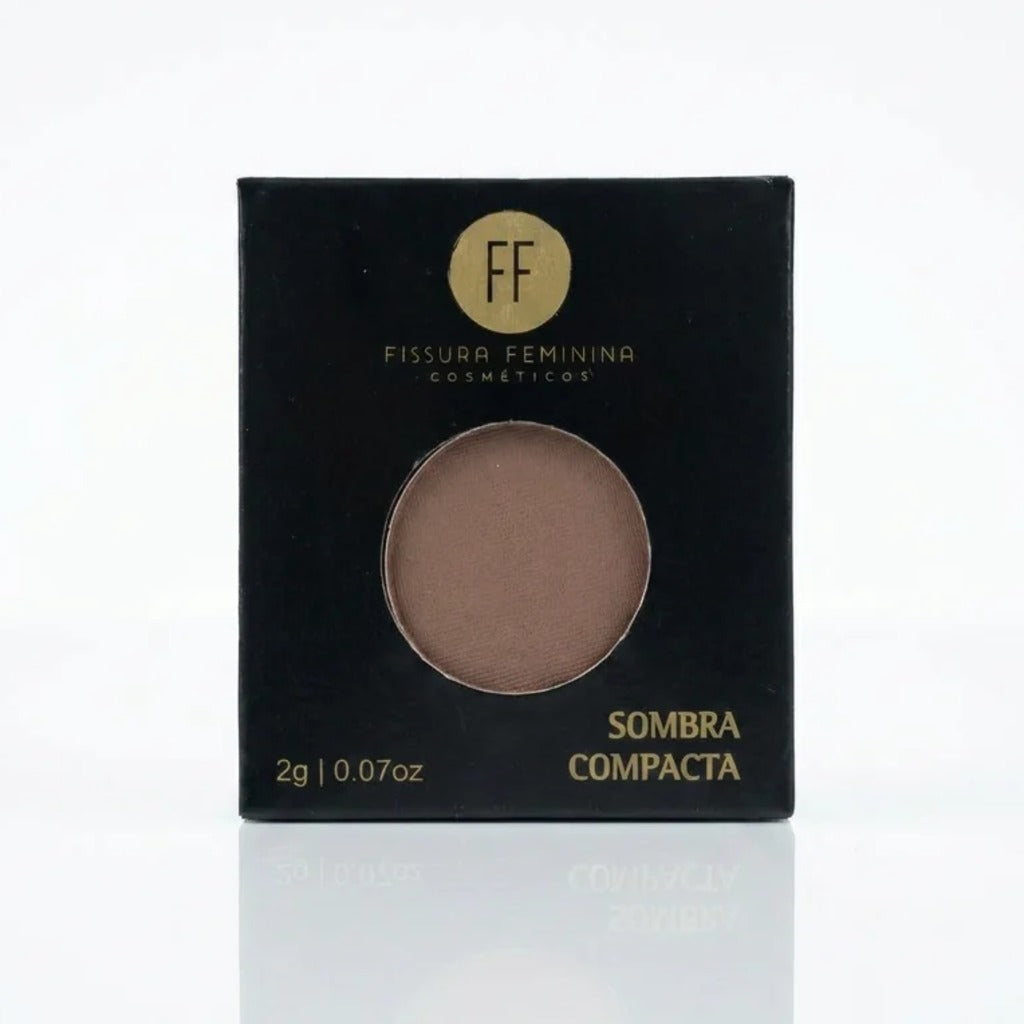 Sombra Compacta 28 Marrom Claro com Fundo Frio